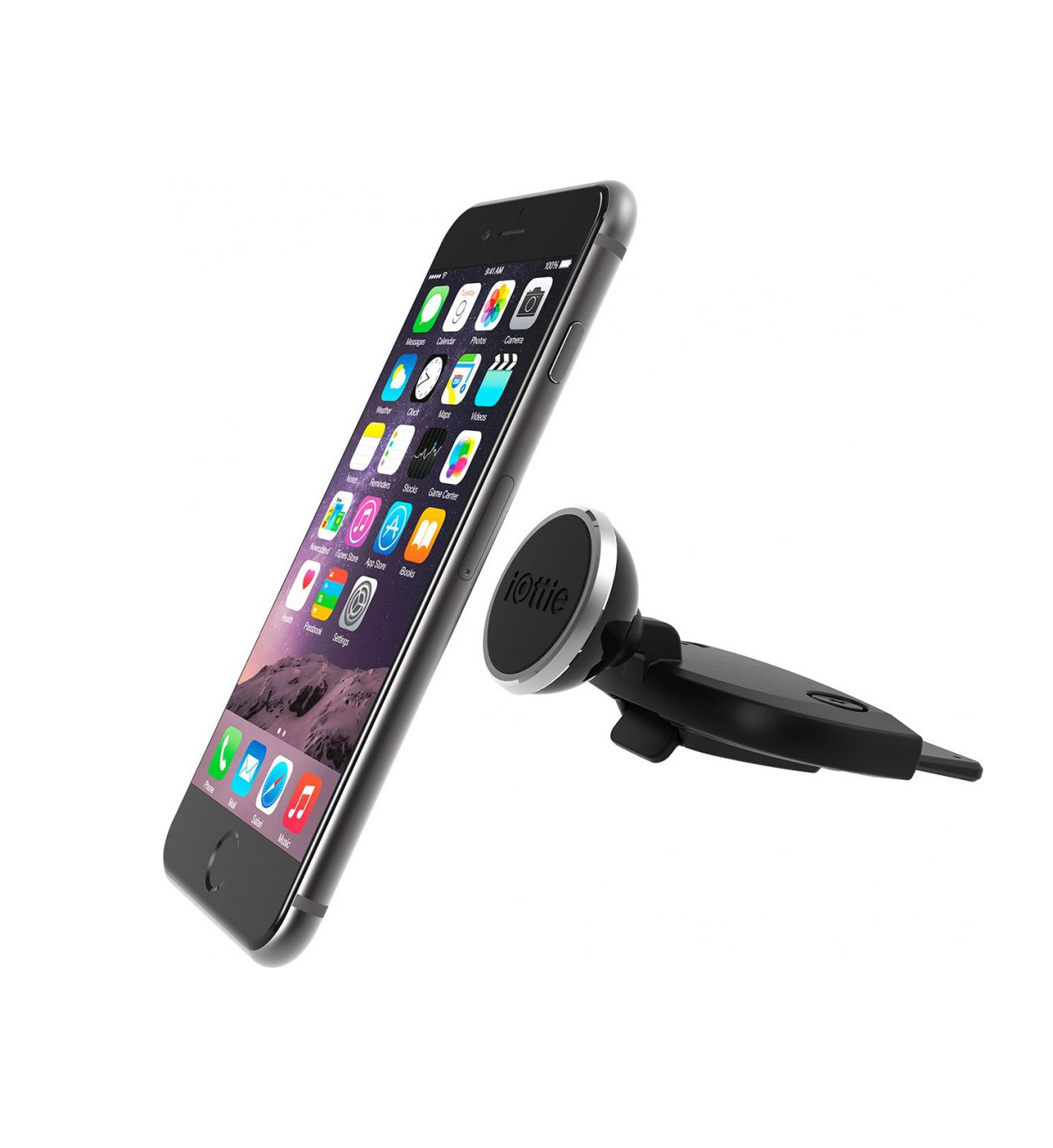 Автомобильный держатель для смартфона iOttie iTap Magnetic Black CD Slot Mount (HLCRIO152)